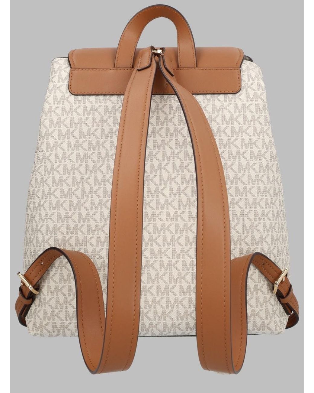 MICHAEL Michael Kors Brown Graphic-Detail Backpack