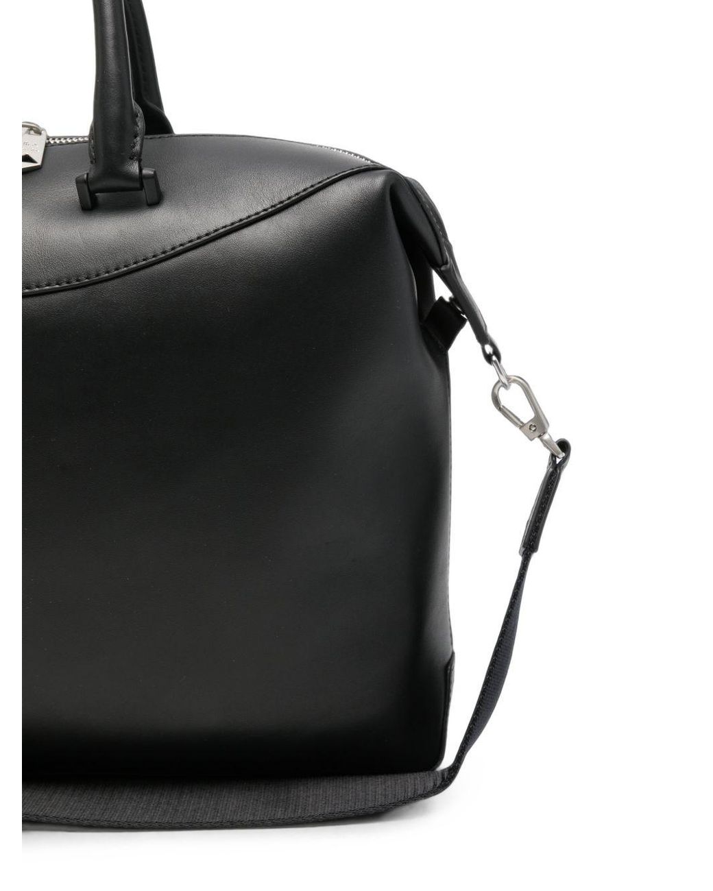 Paul Smith Black Leather Duffle Bag