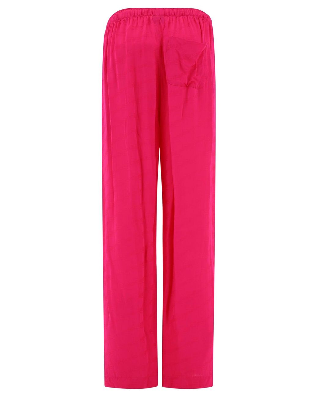 Balenciaga Red "Bb Monogram" Trousers