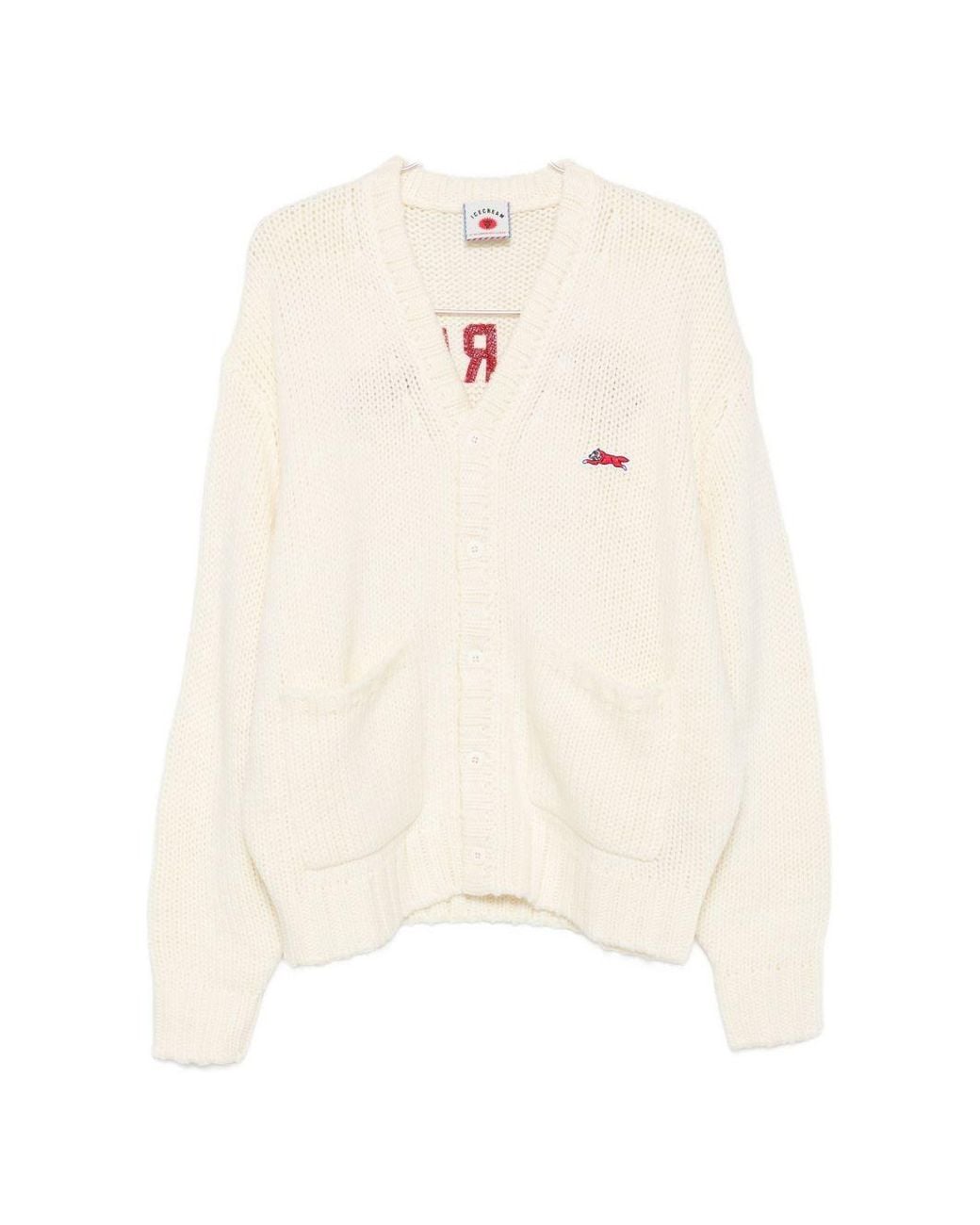 ICECREAM White Wool Blend Cardigan
