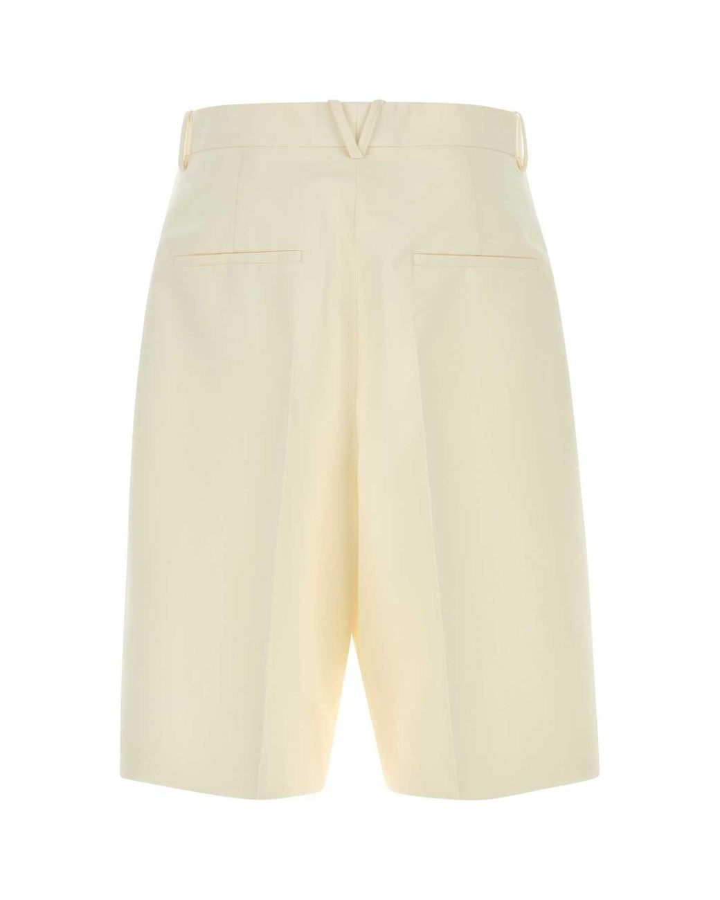 Bottega Veneta White Solid Shorts for men
