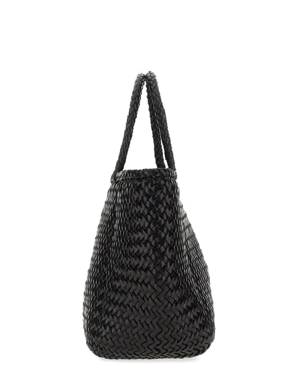 Dragon Diffusion Black Small "Grace Basket" Bag