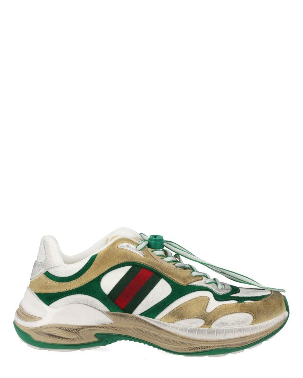 Gucci Green Suede Sneaker for men
