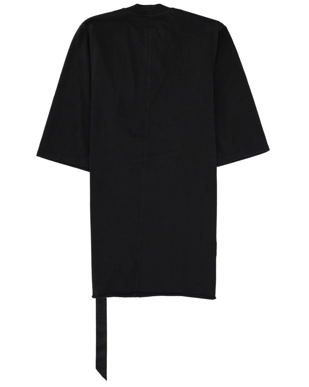 Rick Owens Black T-Shirt "Jumbo Ss"