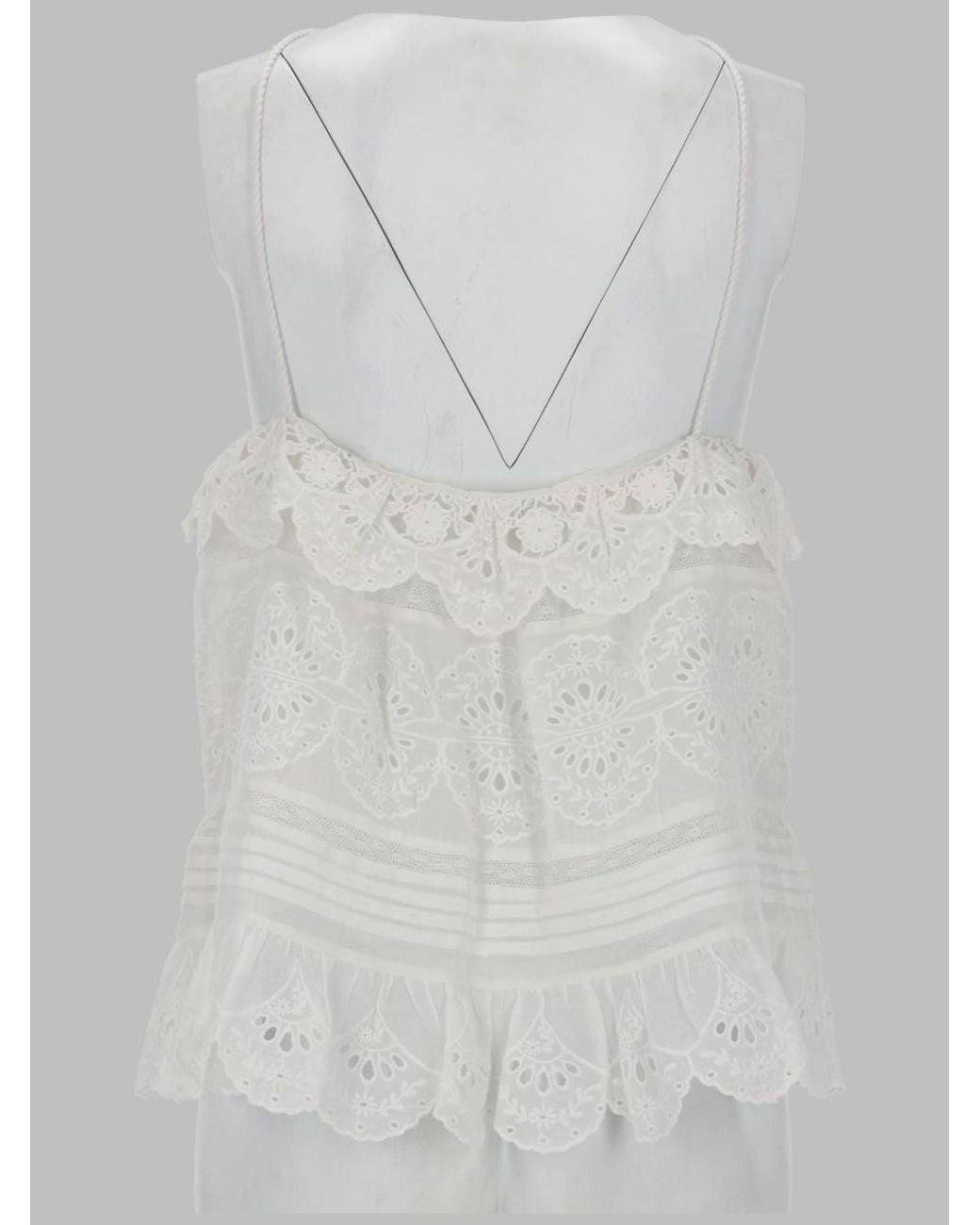 Isabel Marant White Top "Prisha"