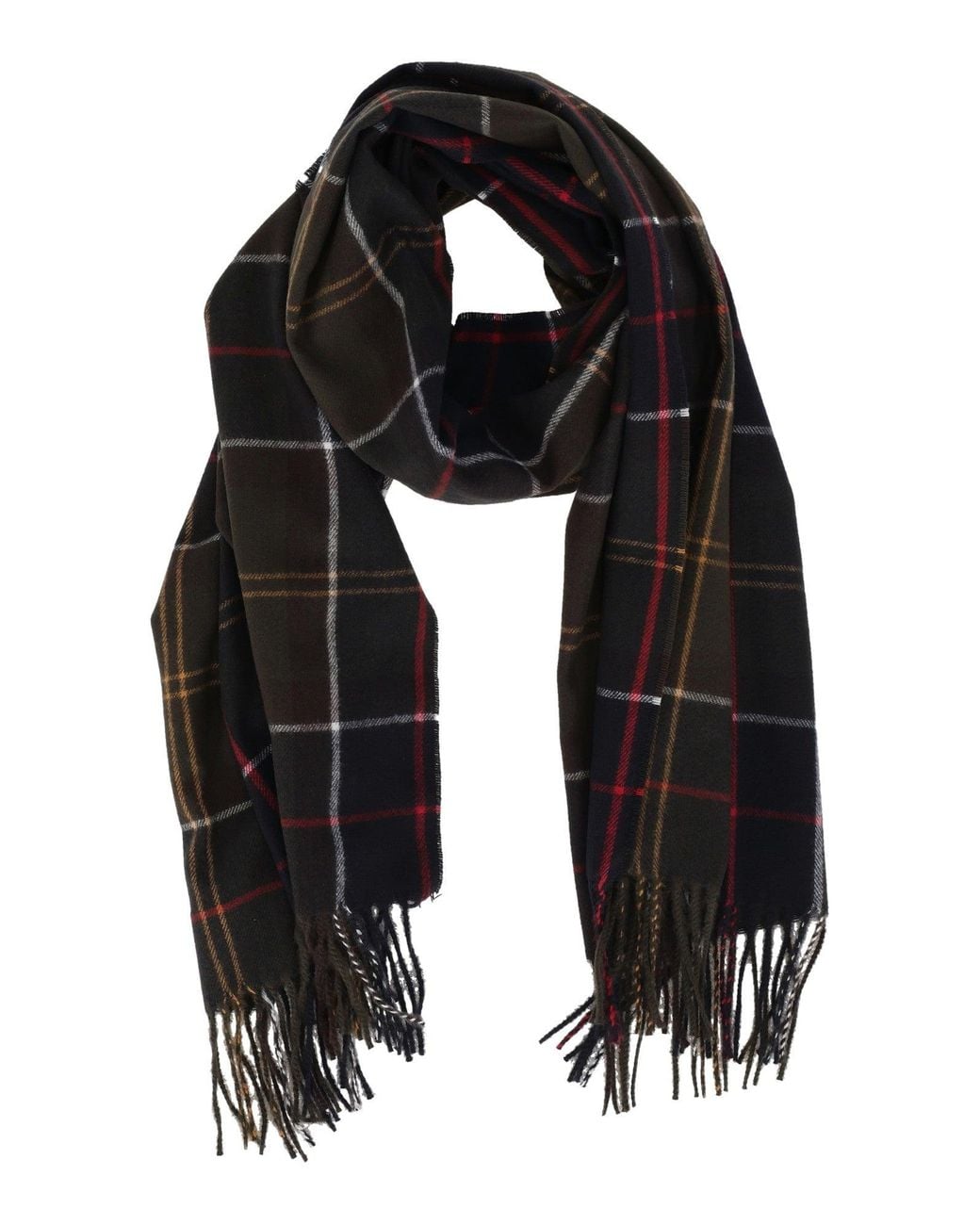 Barbour Black Stanway Tartan Wrap