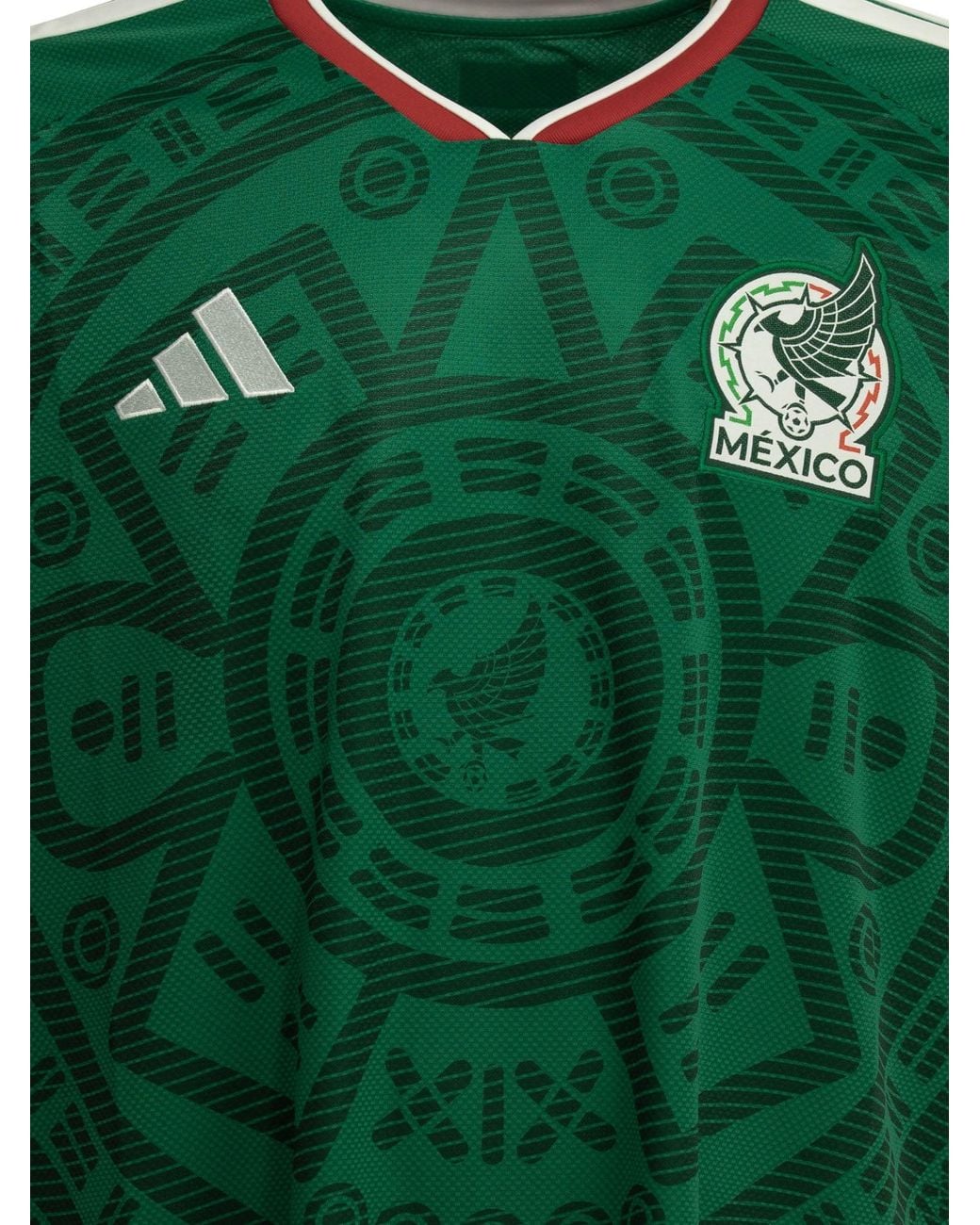 Adidas Originals "home Mexico 26" T-shirt Met V-hals in het Green voor heren