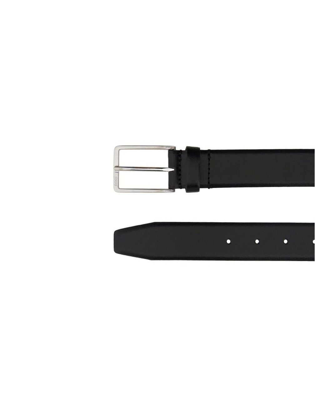 Boss Black Belt With Buckle for men