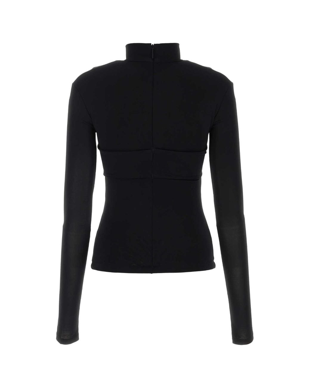 Ambush Black Stretch Viscose Top