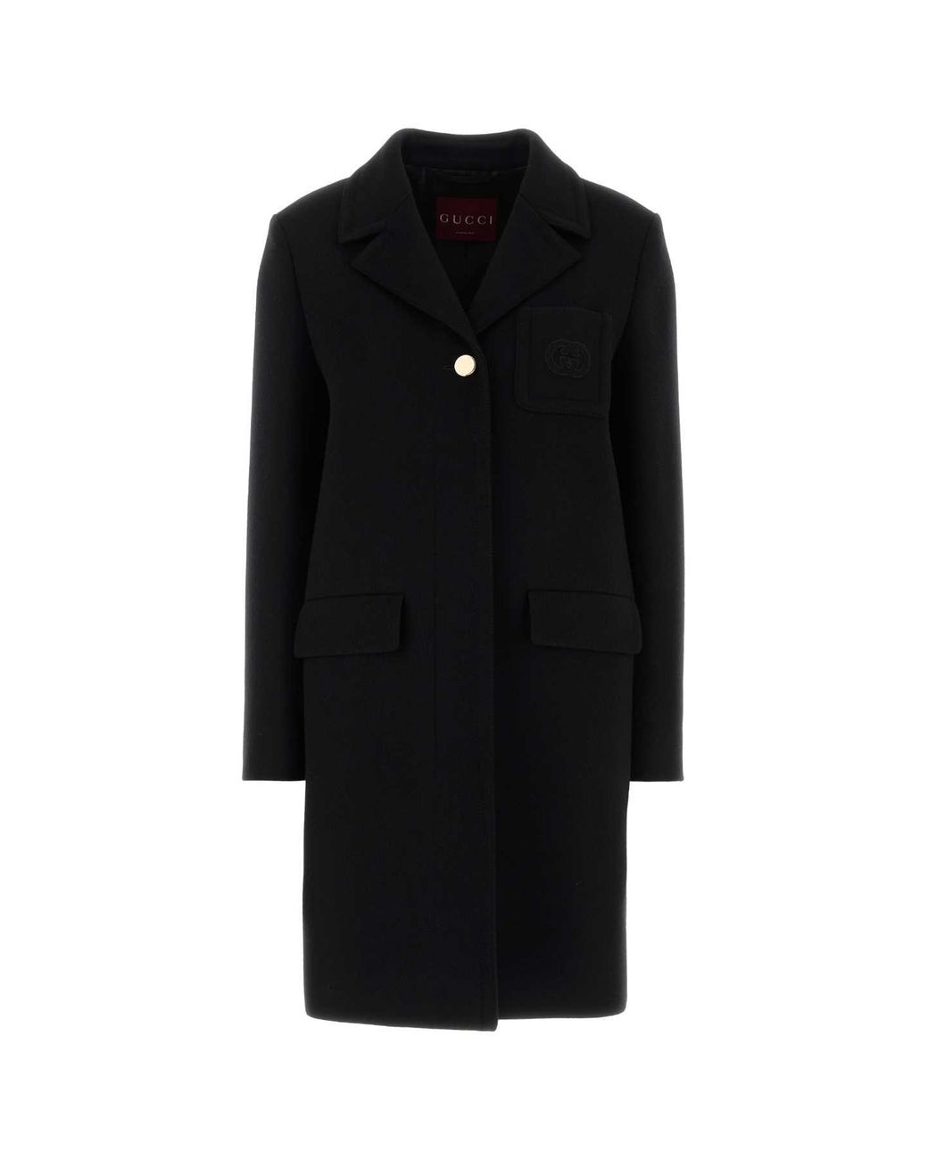 Gucci Black Batavia Wool Coat