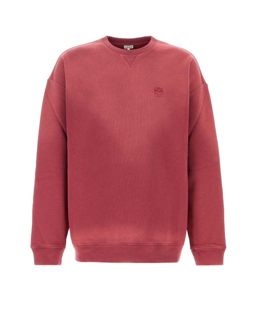 Loewe Red Cotton Sweatshirt for men