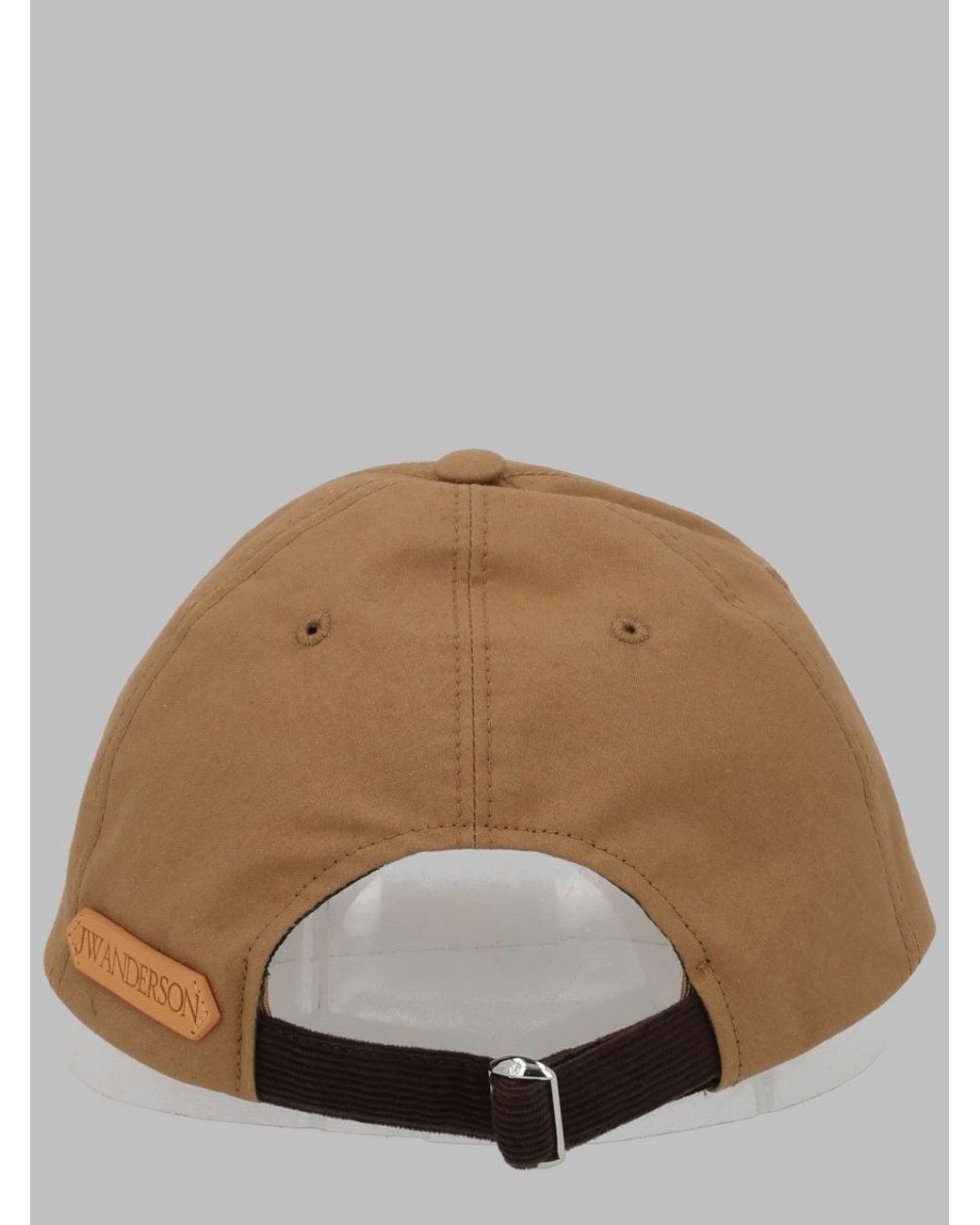 J.W. Anderson Brown Embroidered Logo Baseball Cap
