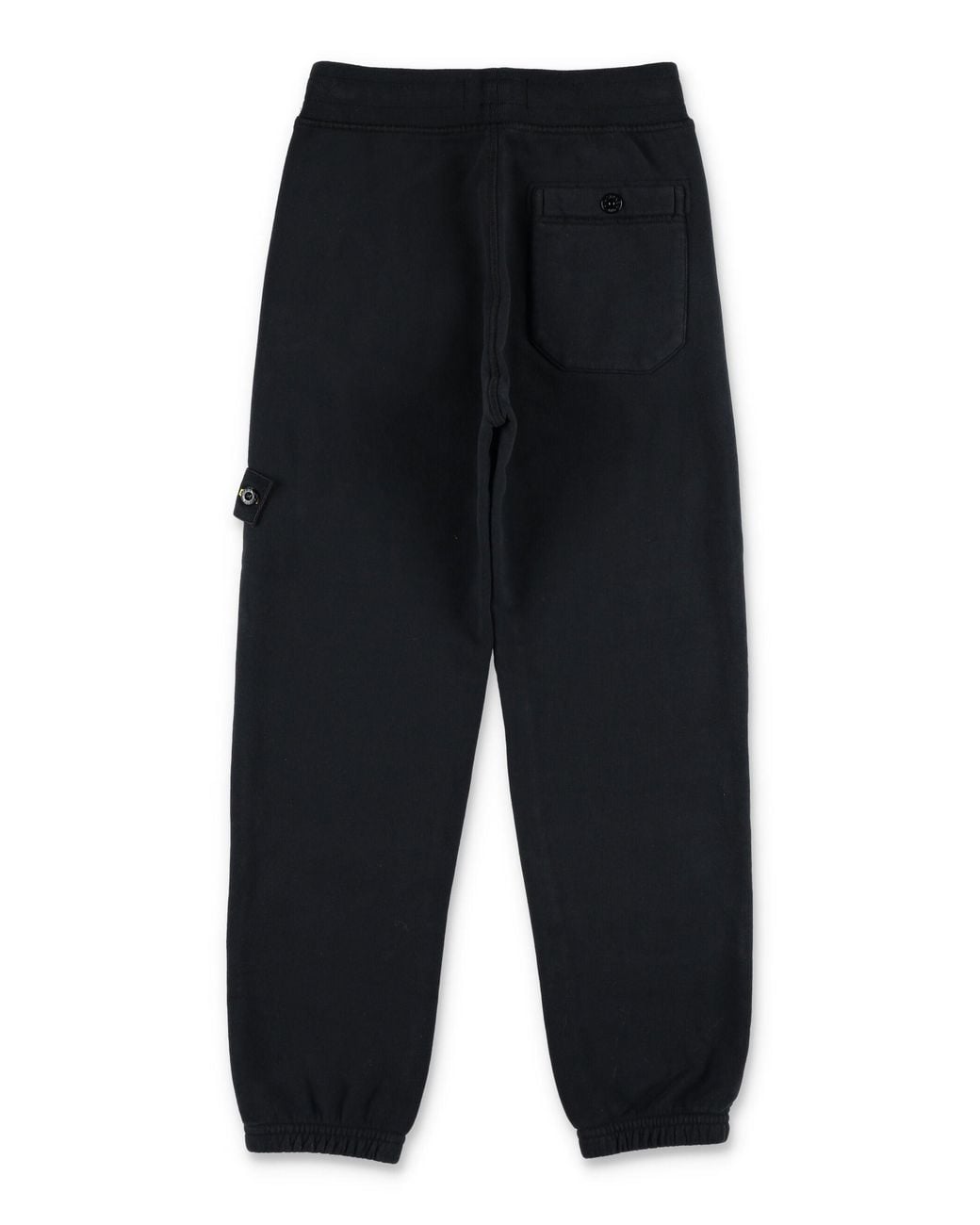 Stone Island Blue Boys' Cotton Fleece Jogger Pants