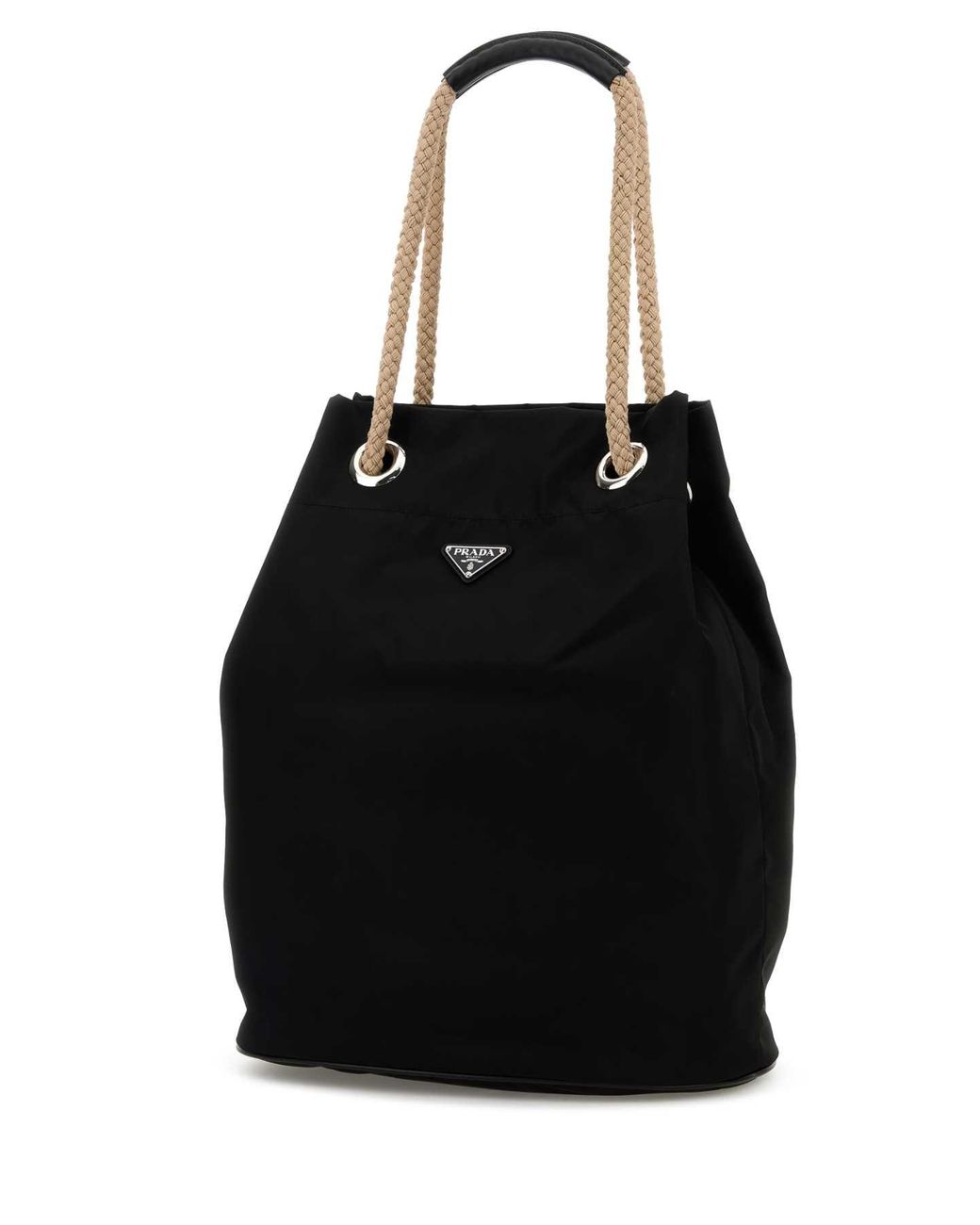 Prada Black Re-Nylon Shopping Bag for men