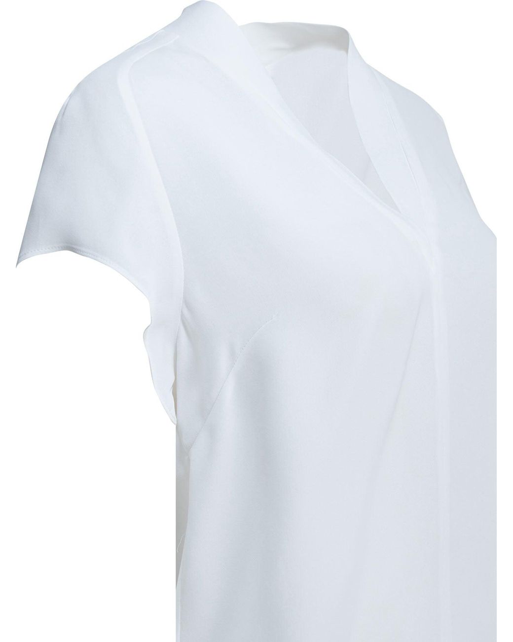 Herno Viscoseblouse in het White