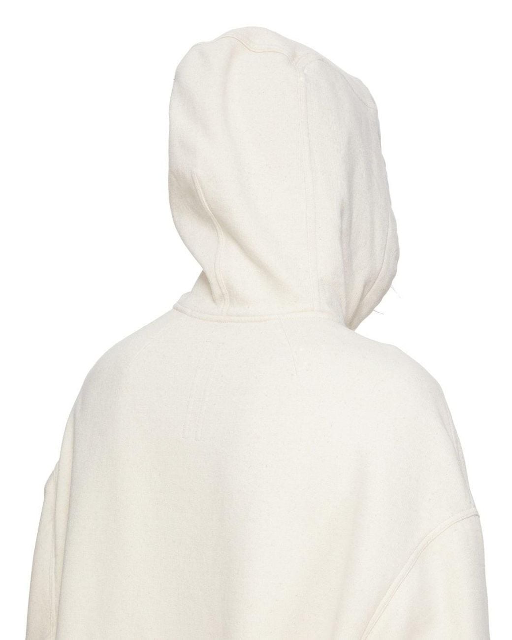 Sudadera con capucha Peter Rick Owens de color White
