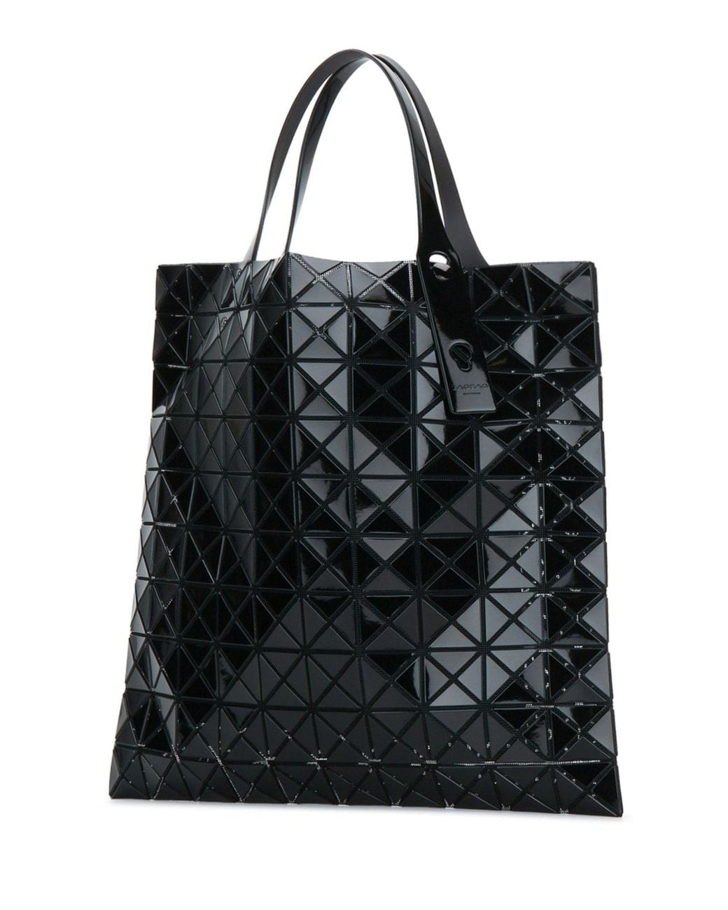 Issey Miyake Black Geometric Tote Bag