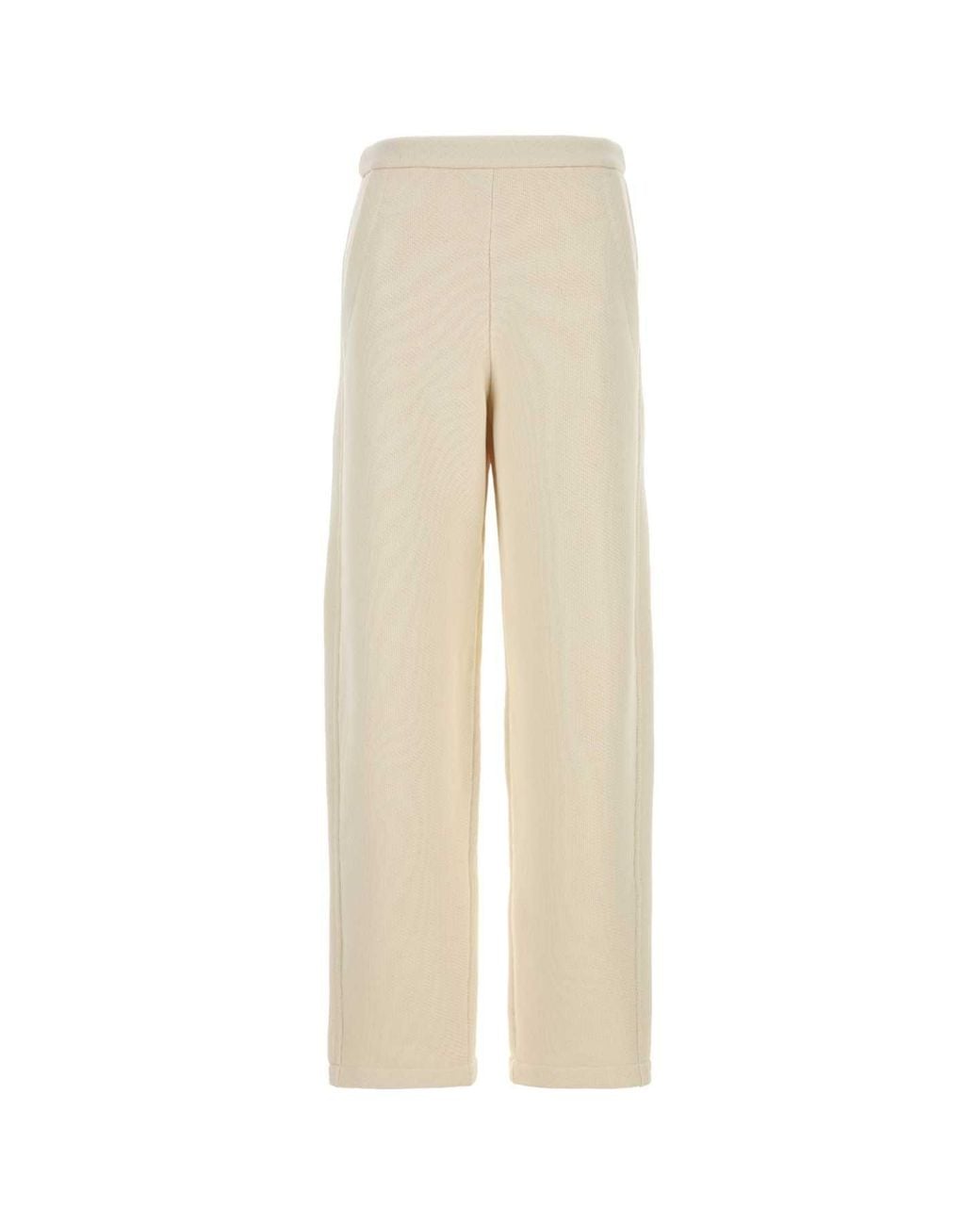 Max Mara Natural Off Straight Flat Front Pant