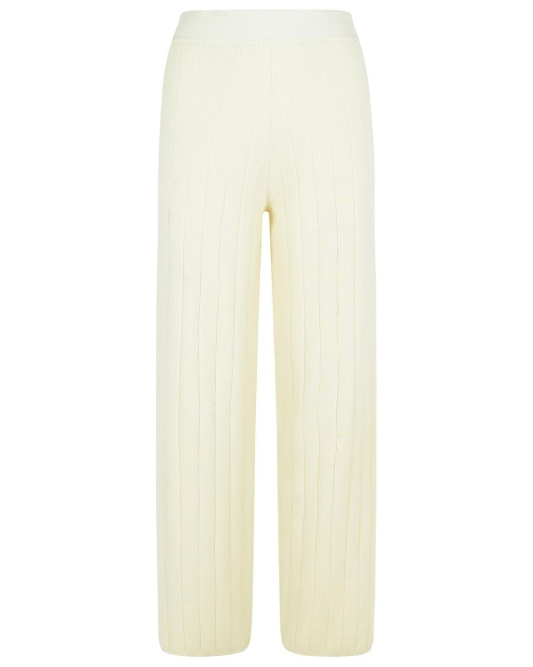 Max Mara White 'Jardin' Cachemire Jogger Pants