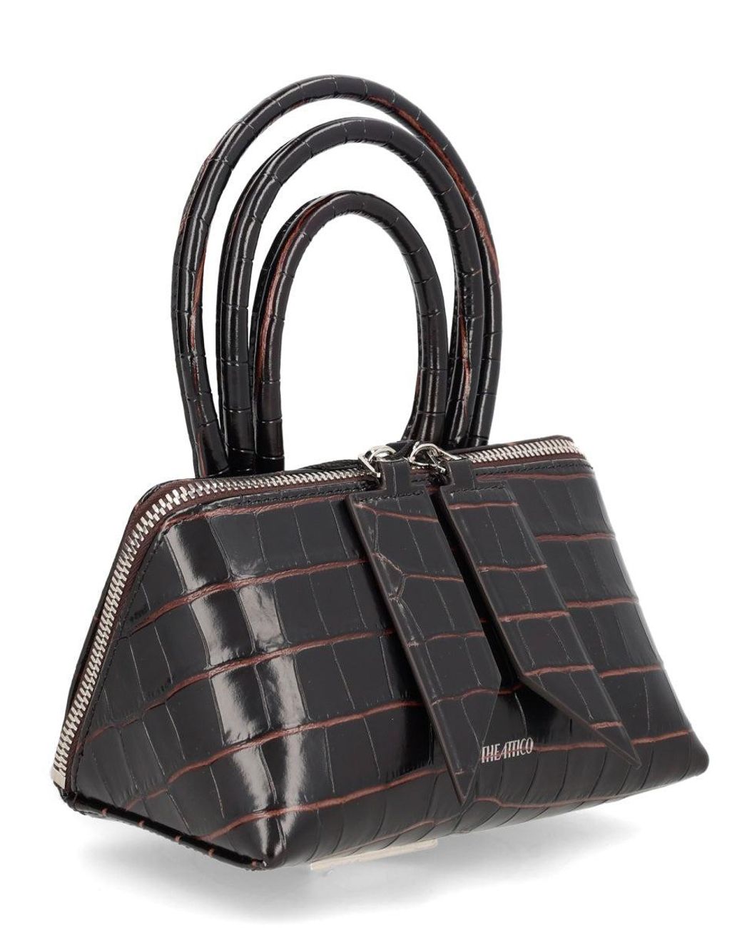 The Attico Black Mini "Friday" Bag