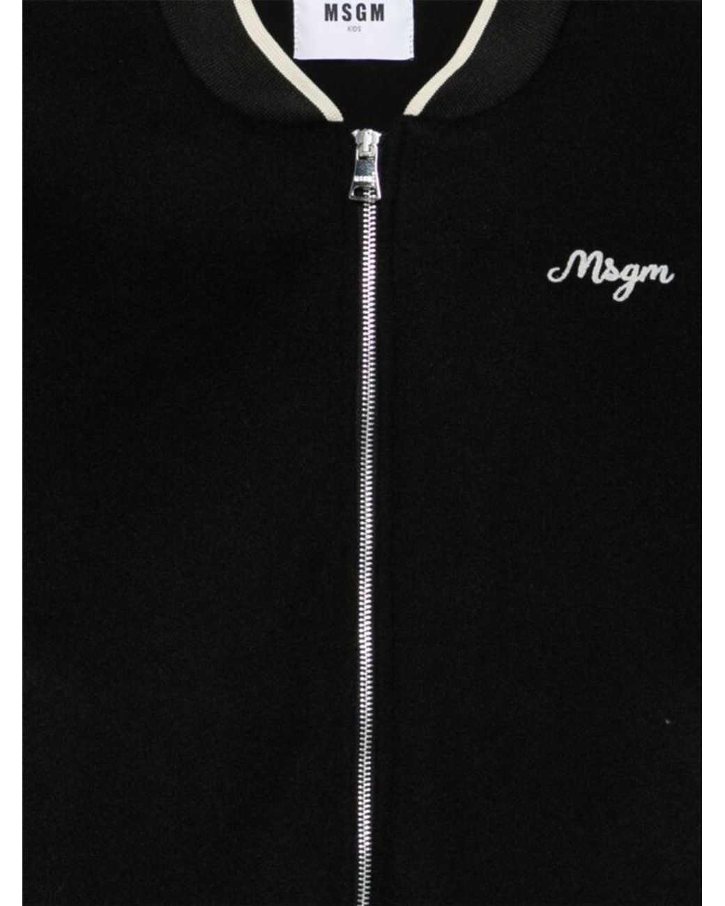 MSGM Black "College" Jacket
