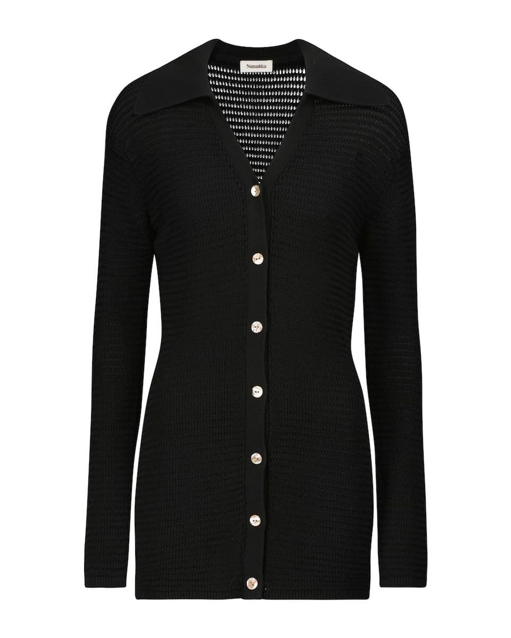 Nanushka Black Evelyn Shirt Clothing