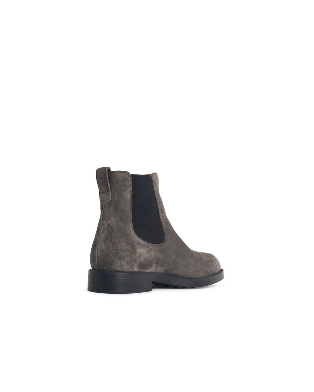 Tod's White 'Chelsea' Suede Leather Ankle Boots for men