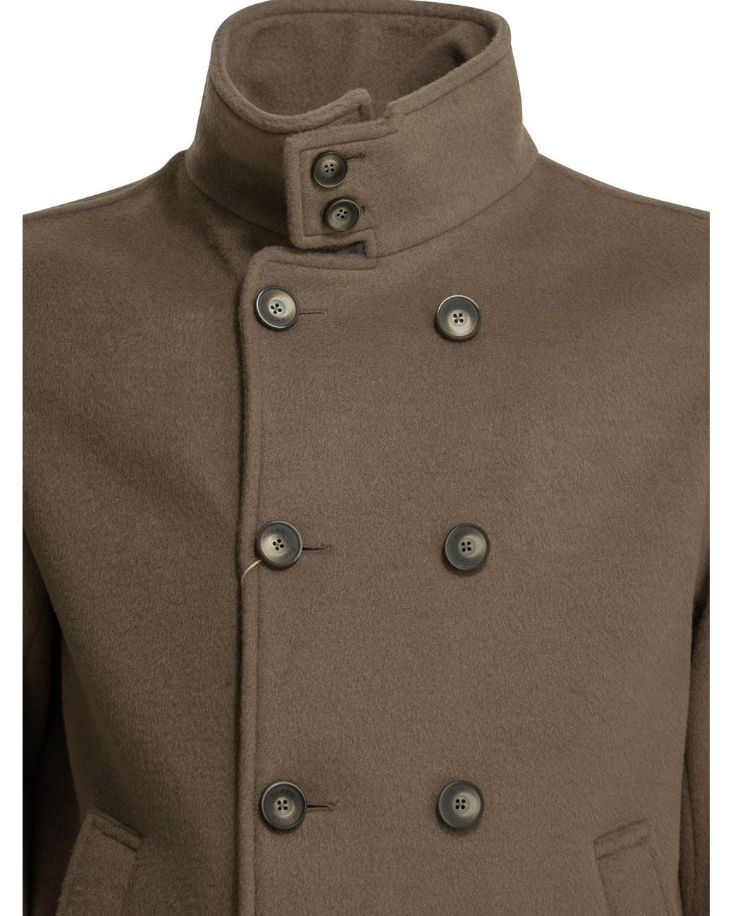 Herno Green "Peacoat Resort" Short Coat