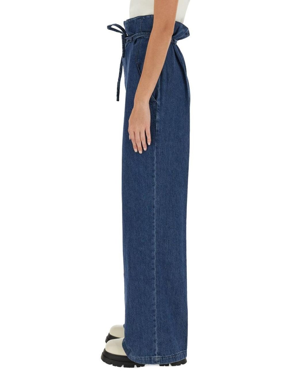 Boyish Blue Palazzo Pants