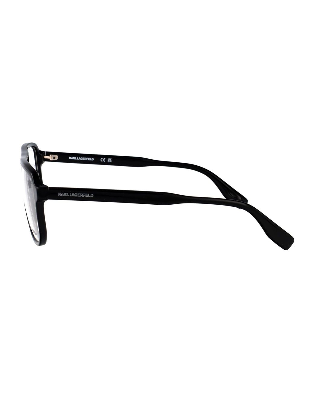 Karl Lagerfeld Black Acetate Glasses for men