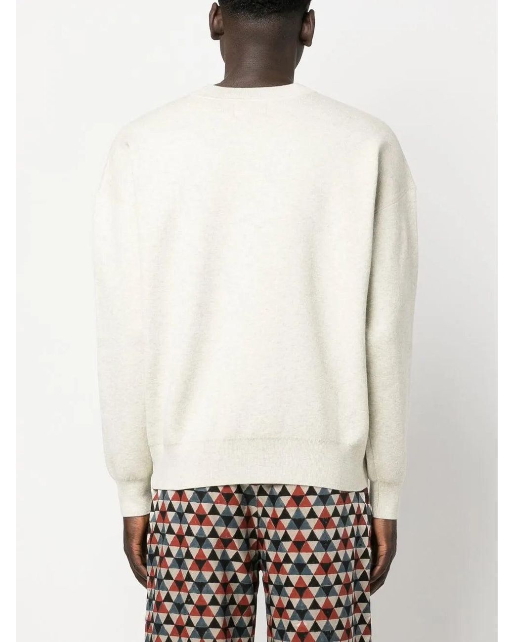 Suéter de algodón de lana Isabel Marant de hombre de color White