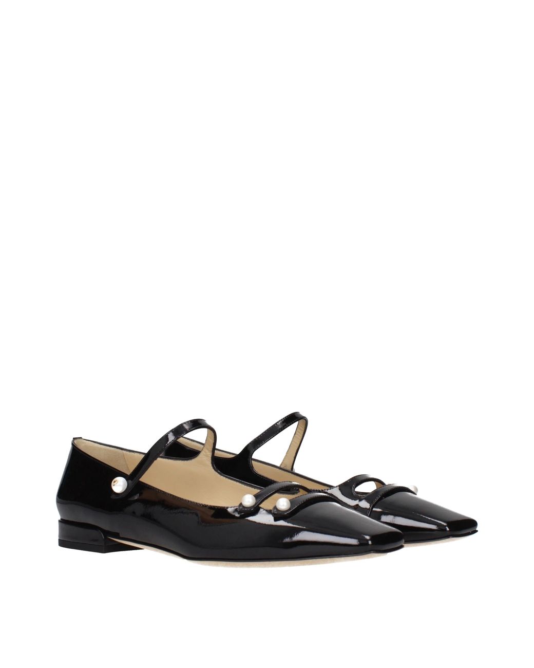 Jimmy Choo Black Dancers Anya Painted