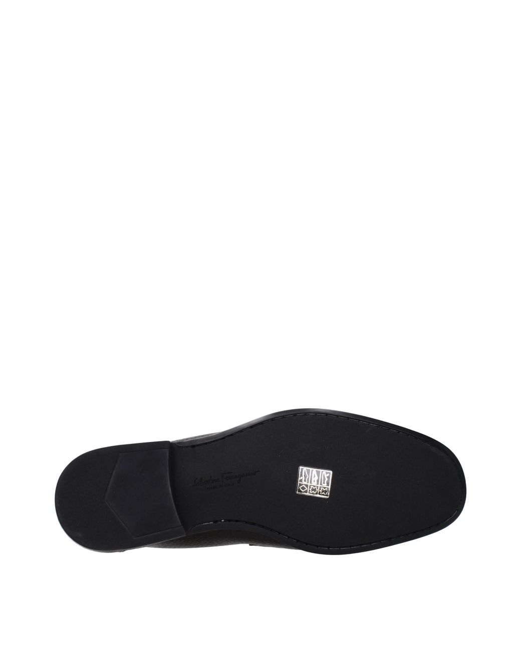 Ferragamo Black Grandioso Moccasins/Hickory Leather