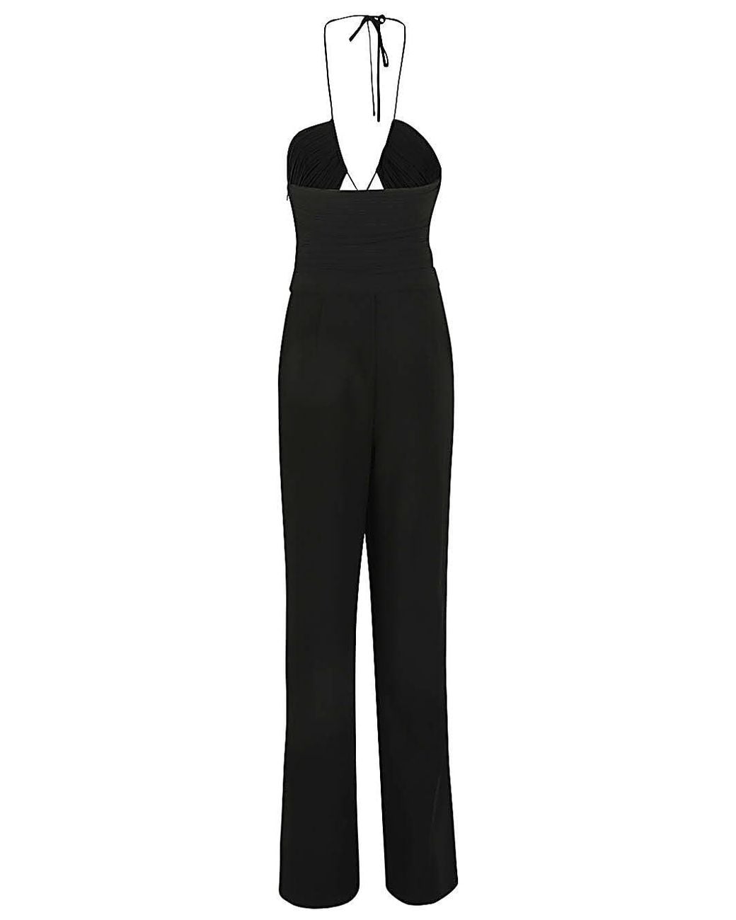 Jonathan Simkhai Black Gala Cut-Out Jumpsuit