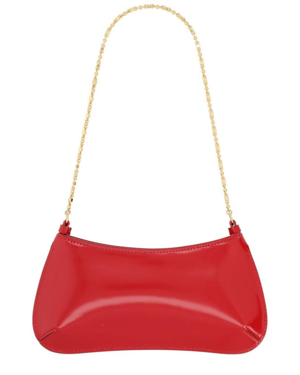 Jacquemus Red Shoulder Bag Bisou Chaine