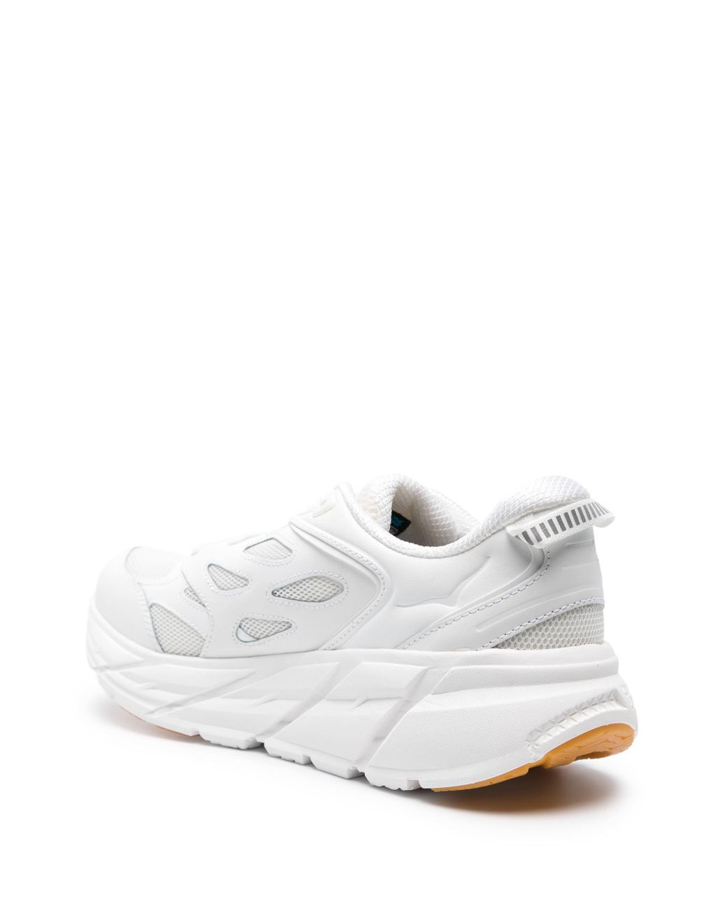 Hoka One One White U Clifton Athletics Shoes for men