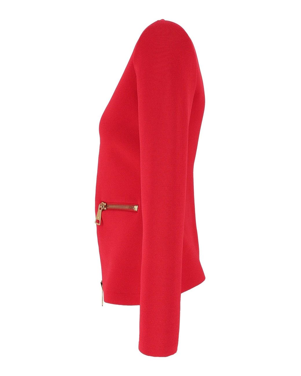 Elisabetta Franchi Red Maglia Tricot