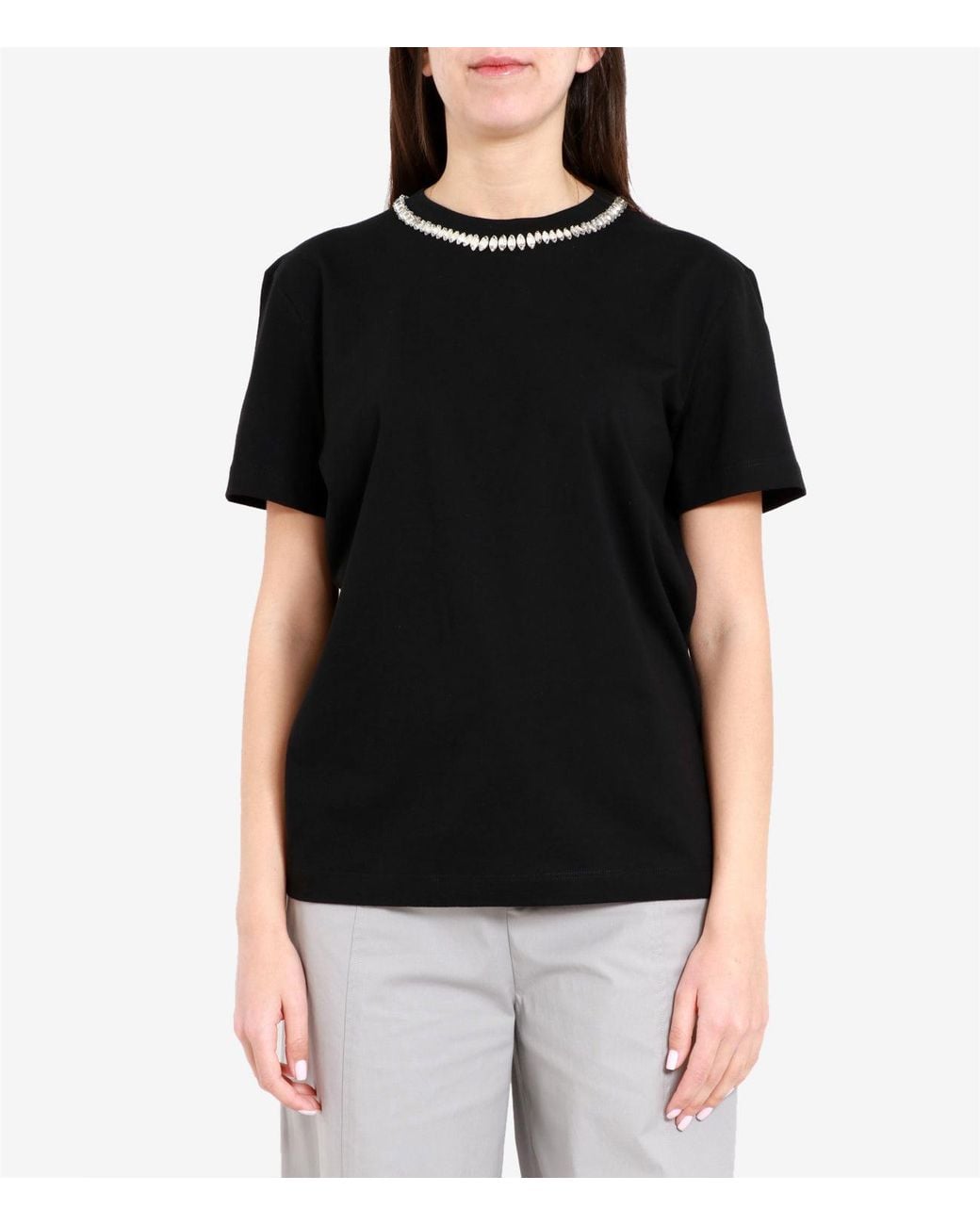 Semicouture Black T Shirts And Polos