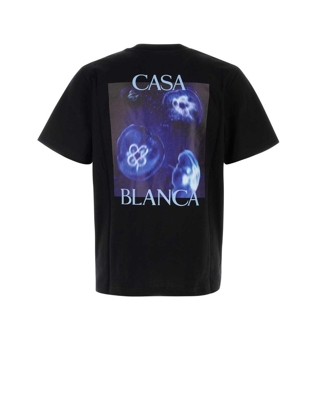 Casablanca Black Cotton T Shirt