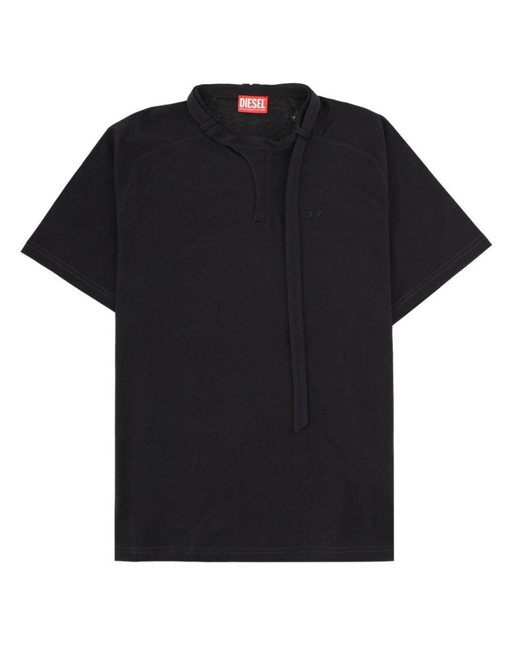 DIESEL Black T Shirt "Kauko"
