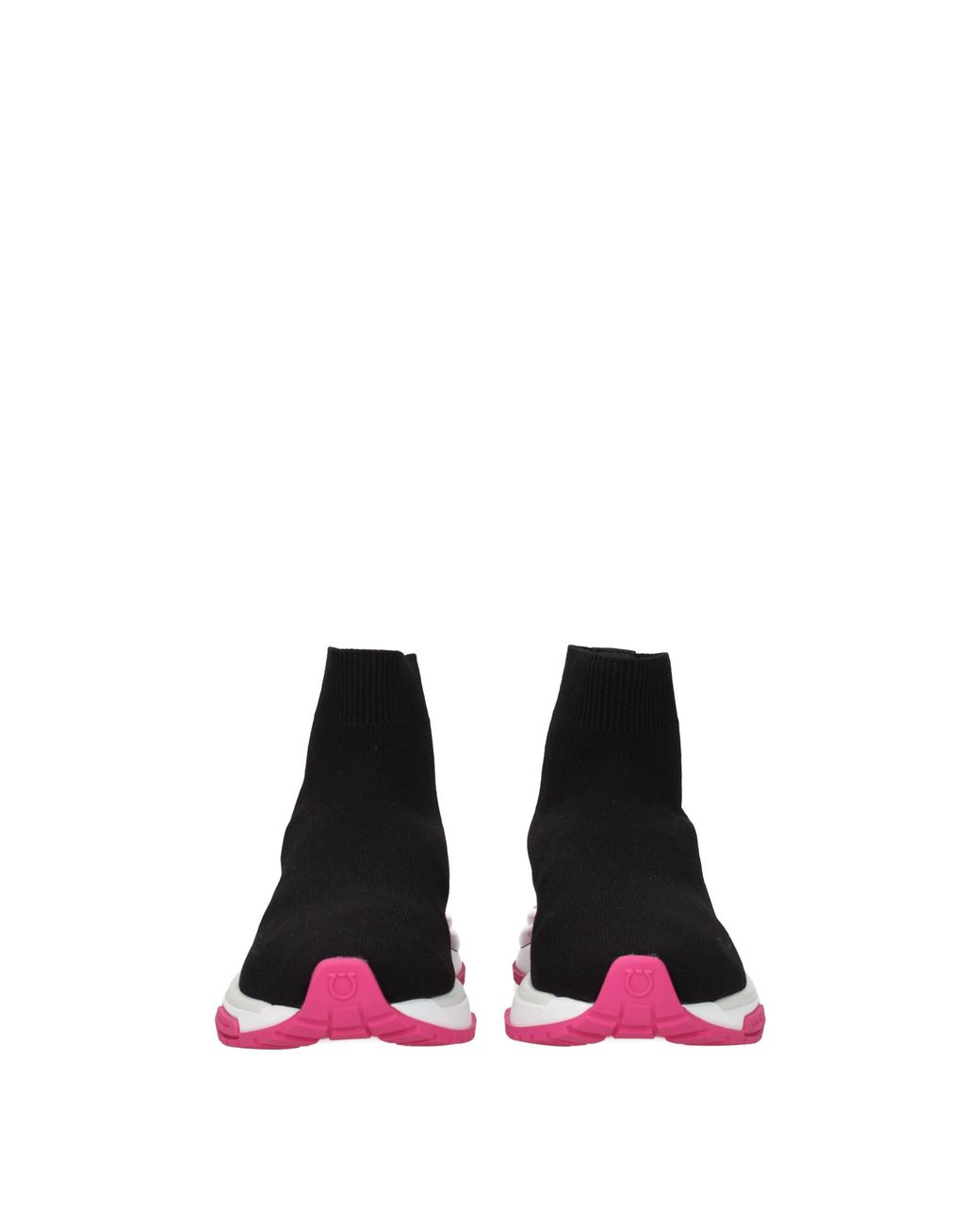 Ferragamo Black Sneakers Ninette Frau Stoff schwarz