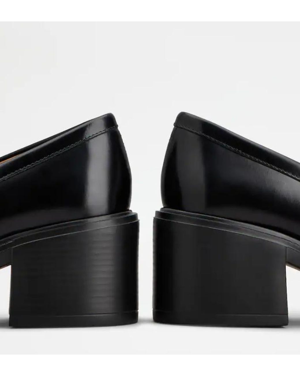 Tod's Black Leder-Loafer