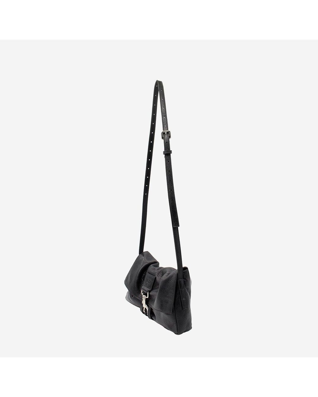 RADICA STUDIO Black Hammered Nappa Leather Bag