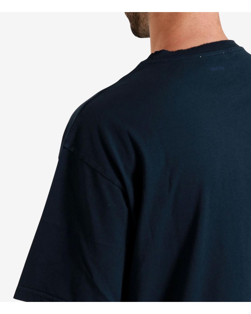 Grifoni Blue T Shirts And Polos