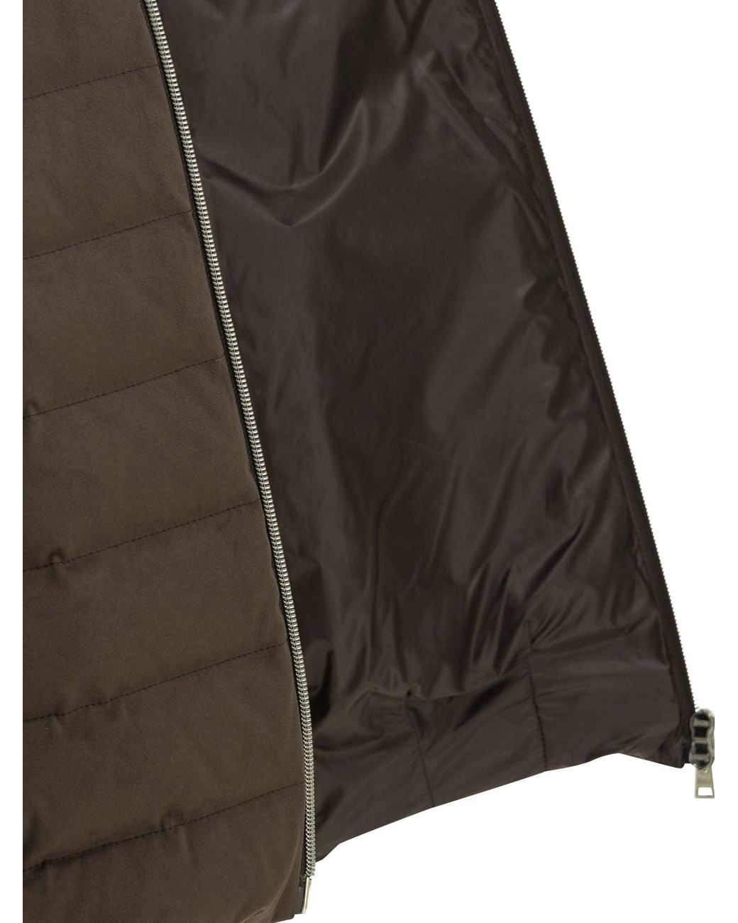 Herno Brown "Resort" Short Down Jacket