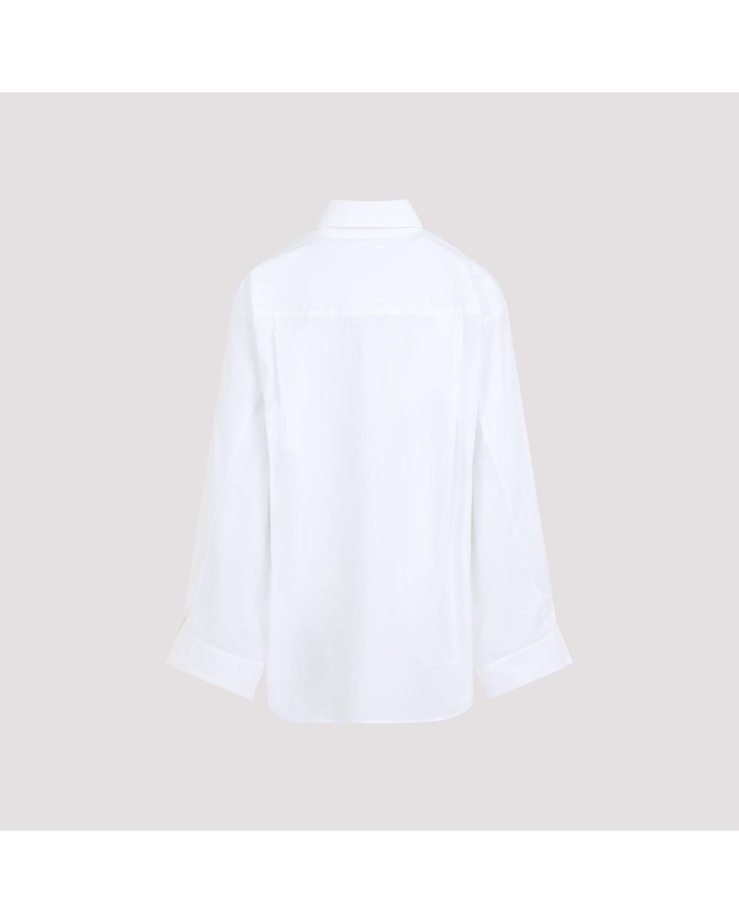 Frankie Shop White Tilda Wiof Sleeve Shirt