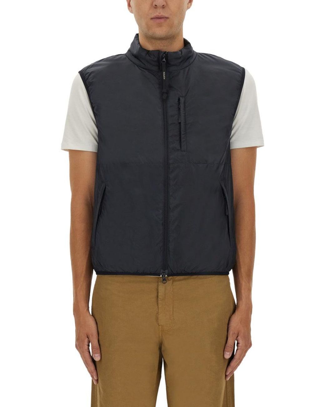 Aspesi Blue Waistcoat Jil Waistcoats & Gilets