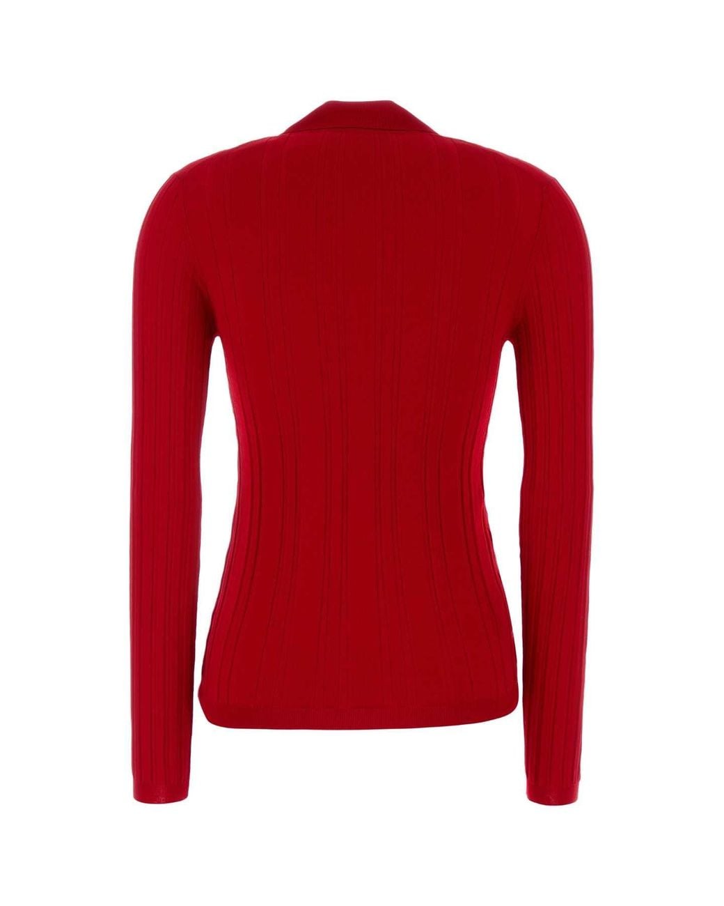 Prada Inspired Cotton Blend Polo Shirt For
