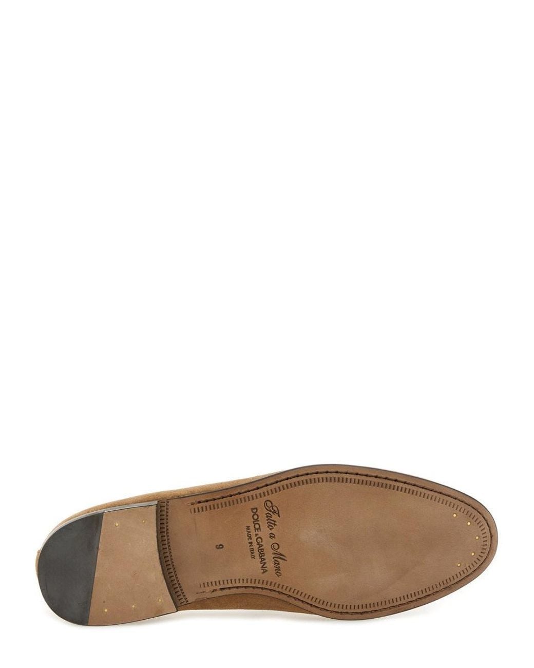 Dolce & Gabbana Brown Crust Slipper