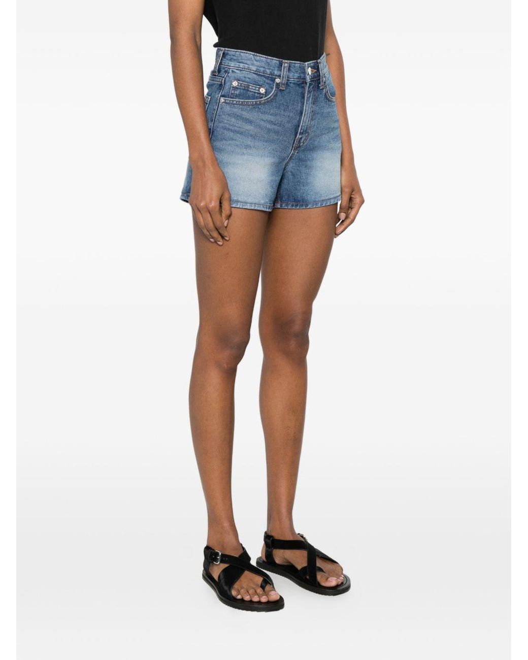 DUNST Blue Denim Mini Shorts